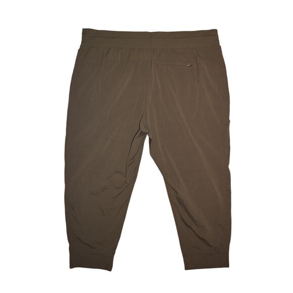 ATHLETA $109 Olive Green Trekkie‎ North Jogger Pant Performance Stretch Size 24 - Picture 2 of 3
